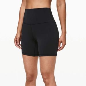 Lululemon black align biker shorts